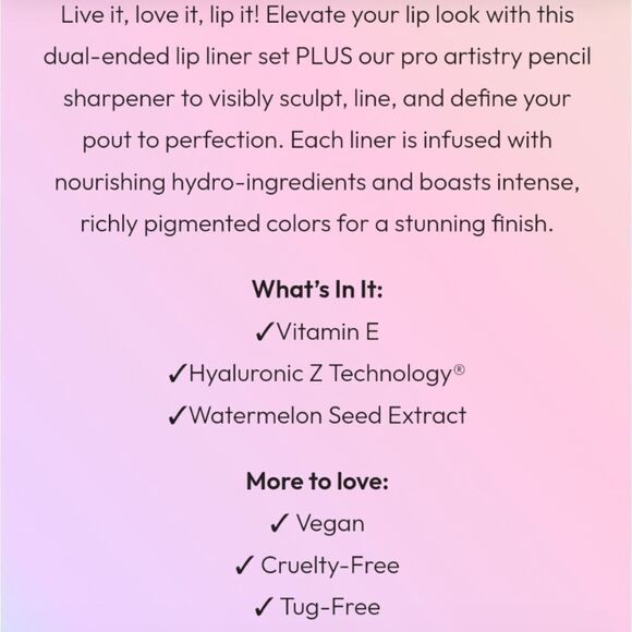 Happystick Lip Liner Duo + Sharpener - Picture 3 of 6